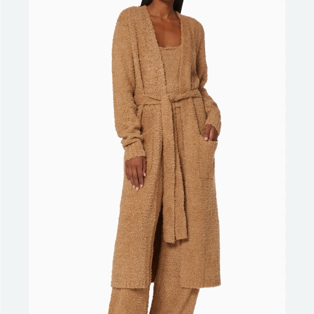 SKIMS - Cozy Knit Robe in Camel